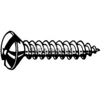 Samorezná skrutka s vydutou zápustnou hlavou s drážkou DIN 7973 C Oceľ Poniklované ST2,9X13MM