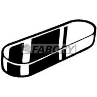 Hladké pero vysoké DIN 6885 A Oceľ C45+C Nelegovaná 2X2X6MM