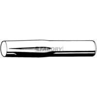 Ryhovaný kolík s opačne skosenou drážkou do polovice dĺžky DIN 1474 Nerezoceľ A1 2X6MM