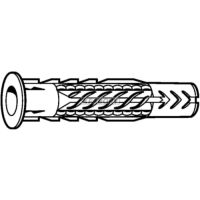 Fischer Hmoždinky univerzálne UX / UX-R Plast UX-R 6 UX-R
