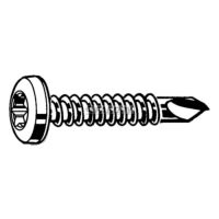 Hexalobular pan head din 7504M DIN 7504 M-TX Nerezoceľ A2 ST2,9X13MM